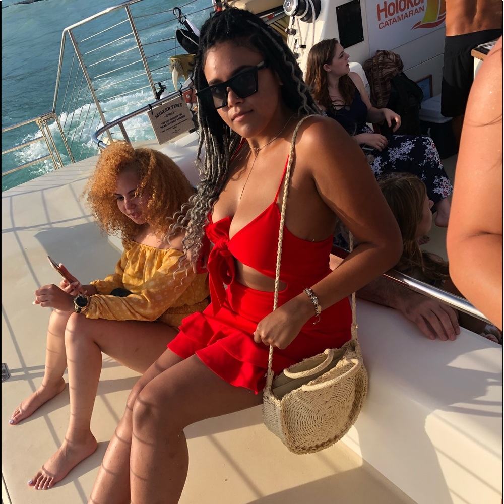 Red dress
